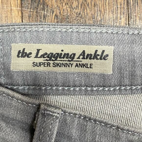 AG “The Legging Ankle” Jeans Size 25R Super Skinny Ankle Light Wash Grey - Picture 5 of 11